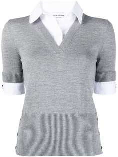 Thom Browne пуловер с V-образным вырезом