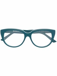 Balenciaga Eyewear очки в оправе кошачий глаз черепаховой расцветки