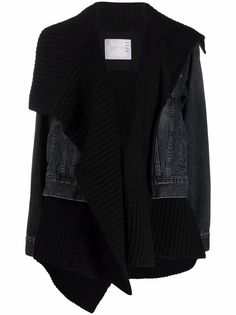 sacai многослойная джинсовая куртка