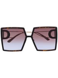 Dior Eyewear солнцезащитные очки 30 Montagne в квадратной оправе