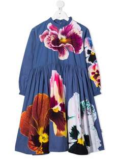 Molo платье с длинными рукавами и цветочным принтом