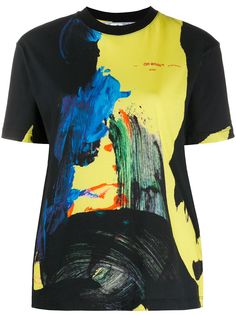 Off-White футболка с принтом