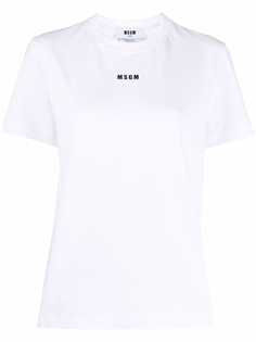 MSGM футболка с логотипом