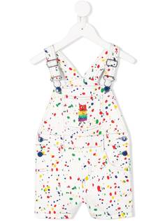 Stella McCartney Kids комбинезон с эффектом разбрызганной краски