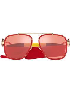 Versace Eyewear солнцезащитные очки-авиаторы