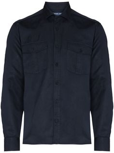 Frescobol Carioca рубашка с косым воротником