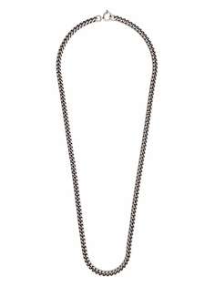 Ann Demeulemeester серебряная цепочка на шею с крупными звеньями