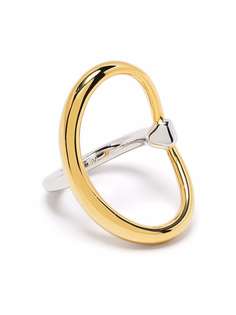 Charlotte Chesnais кольцо Turtle из позолоченного серебра