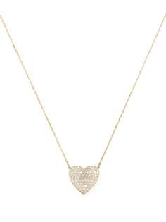 AHKAH колье Heart из желтого золота с бриллиантами