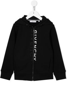 Givenchy Kids худи на молнии с логотипом
