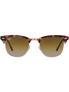 Ray-Ban солнцезащитные очки Clubmaster в D-образной оправе