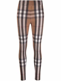 Burberry легинсы в клетку Vintage Check
