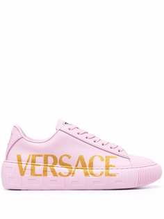 Versace кеды Greca с логотипом
