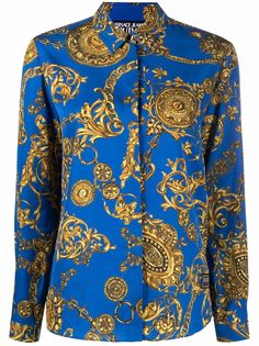 Versace Jeans Couture рубашка с принтом Barocco
