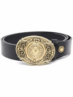 Versace Jeans Couture ремень с гравировкой логотипа
