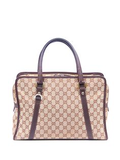 Gucci Pre-Owned портфель с узором GG