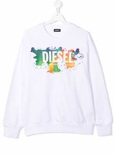 Diesel Kids толстовка с логотипом