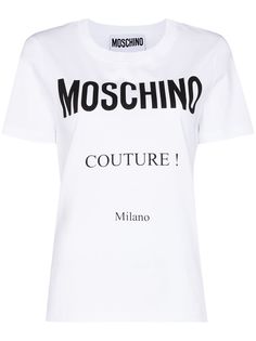 Moschino футболка с логотипом