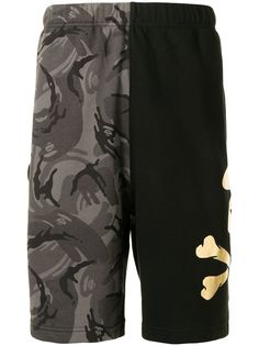 AAPE BY *A BATHING APE® спортивные шорты с камуфляжным принтом