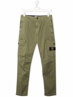Stone Island Junior прямые брюки карго