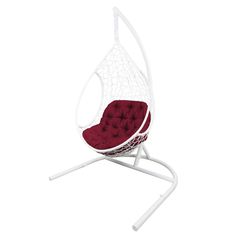 Кресло подвесное лира (ecodesign) красный 122x205x108 см.
