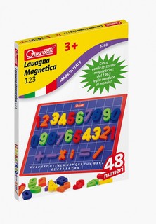 Набор игровой Quercetti Магнитная доска с цифрами, 48 элементов