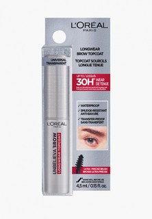 Гель для бровей LOreal Paris L'Oreal Прозрачный фиксирующий UNBELIEVA BROW, 4.5 мл.