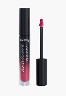 Помада Isadora для губ матовая Velvet Comfort Liquid Lipstick 58, 4 мл.