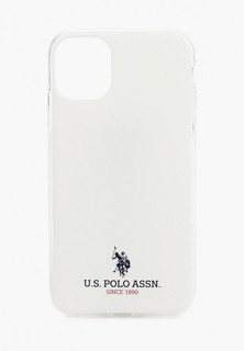 Чехол для iPhone U.S. Polo Assn. 11, PC/TPU Logo Small horse White