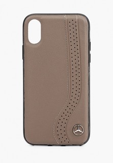 Чехол для iPhone Mercedes-Benz X / XS, New Bow l Leather Brown