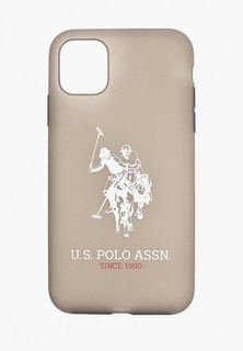 Чехол для iPhone U.S. Polo Assn. 11, Transparent silicone Big horse Black