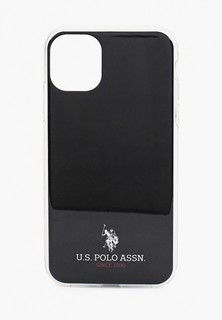 Чехол для iPhone U.S. Polo Assn. 11, PC/TPU Logo Small horse Black