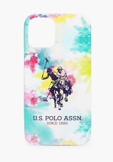 Чехол для iPhone U.S. Polo Assn. 12/12 Pro (6.1), PC/TPU TIE & DYE Double horse Multi