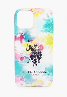 Чехол для iPhone U.S. Polo Assn. 12 Pro Max (6.7), PC/TPU TIE & DYE Double horse Multi