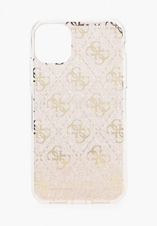 Чехол для iPhone Guess 11, 4G collection PC/TPU Glitter Gold