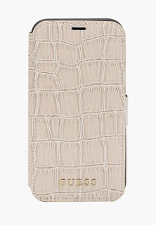 Чехол для iPhone Guess XR, Croco Booktype PU Beige