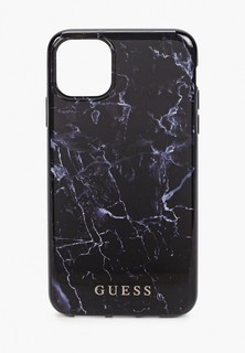 Чехол для iPhone Guess 11 Pro Max, Marble Design PC/TPU Black