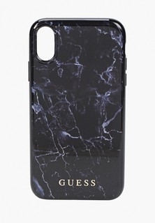 Чехол для iPhone Guess XR, Marble Design PC/TPU Black