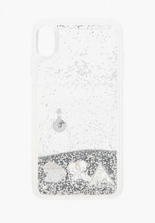 Чехол для iPhone Guess XS Max, Glitter Silver