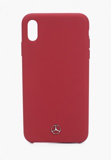 Чехол для iPhone Mercedes-Benz XS Max, Silicone line Red
