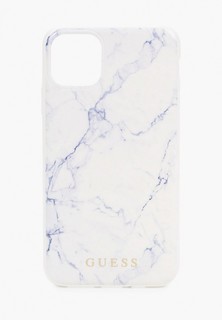 Чехол для iPhone Guess 11 Pro Max, Marble Design PC/TPU White