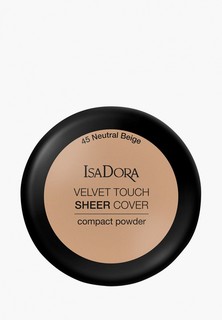Пудра Isadora компактная Velvet Touch Sheer Cover Compact Powder 45, 10 г