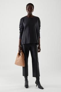 ЛОНГСЛИВ С ДРАПИРОВКОЙ COS