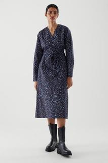 ПЛАТЬЕ С ЗАПАХОМ И ПРИНТОМ COS