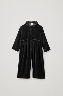 ВЕЛЬВЕТОВЫЙ КОМБИНЕЗОН С ЗАЩИПАМИ COS