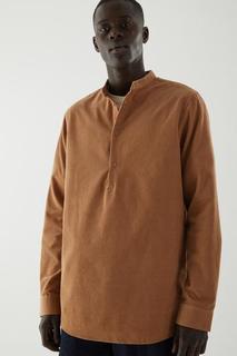 РУБАШКА-ТУНИКА ИЗ ХЛОПКОВОГО ВЕЛЬВЕТА COS