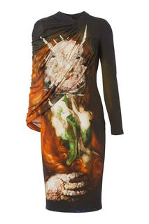 Платье с принтом Sea Maiden Burberry