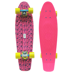 Скейт мини круизер Юнион 27" Neon Lips Print