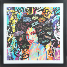 Картина Kersten Graffiti Lady, 50х2х50 см