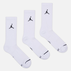 Комплект носков Jordan Jumpman Everyday Max Crew 3-Pack, цвет белый, размер 42-46 EU